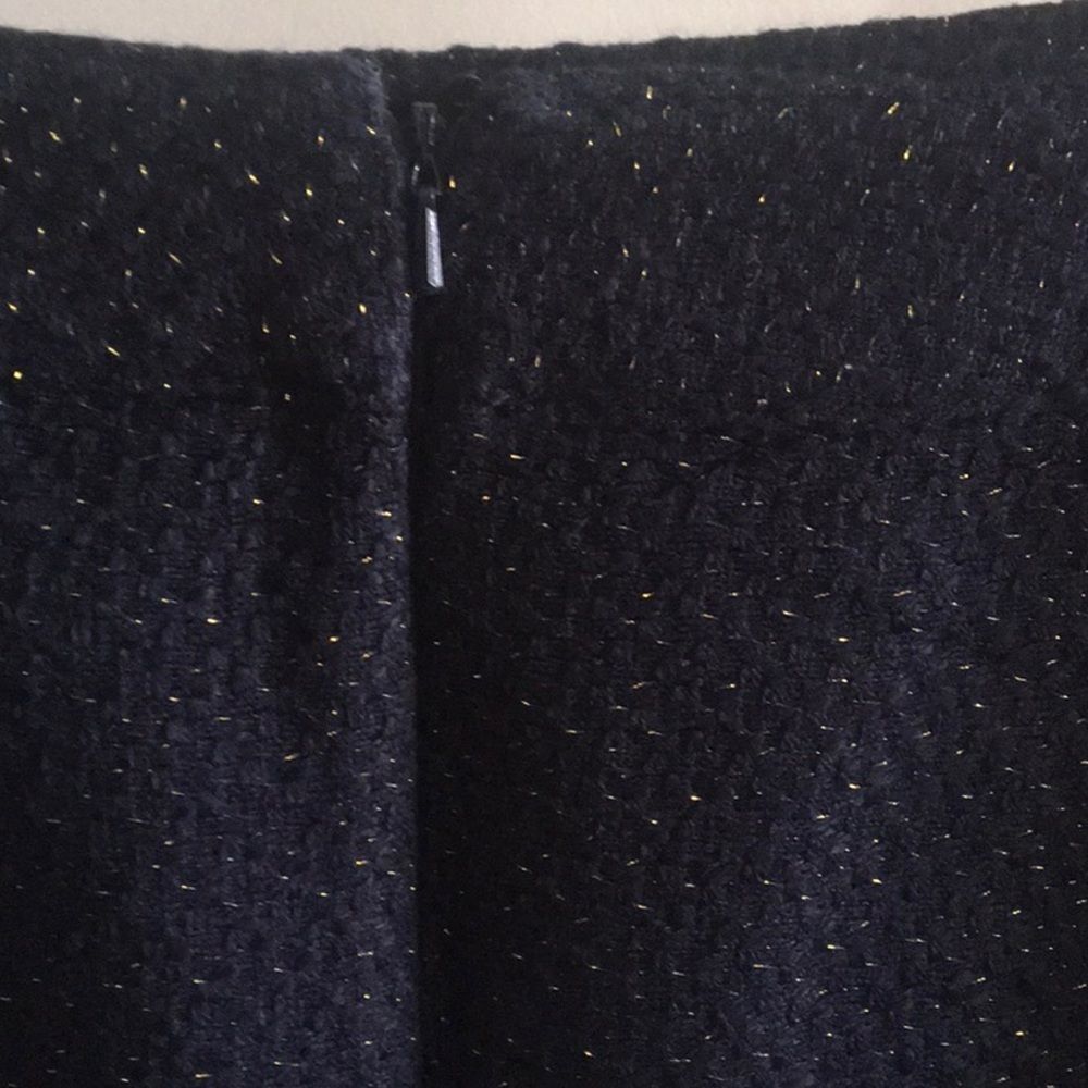 Cute Navy Blue Tweed Skirt - Picture 7 of 7